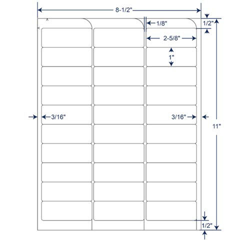 Compulabel 310950 2?5/8