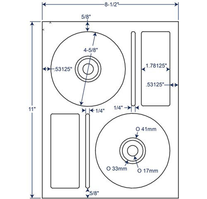 Compulabel 312748 CD/DVD Labels ? Memorex Compatible | Labels